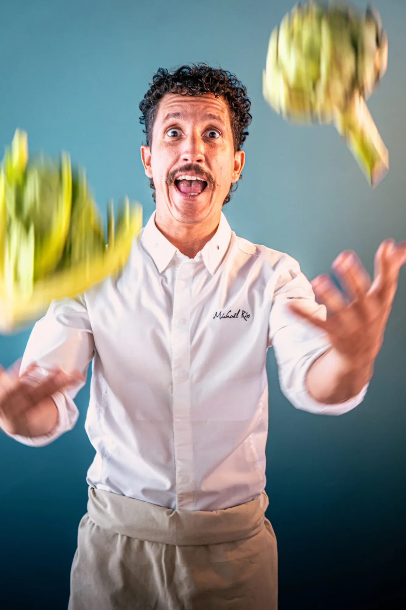 Portrait photo chef Michael Riss Annecy