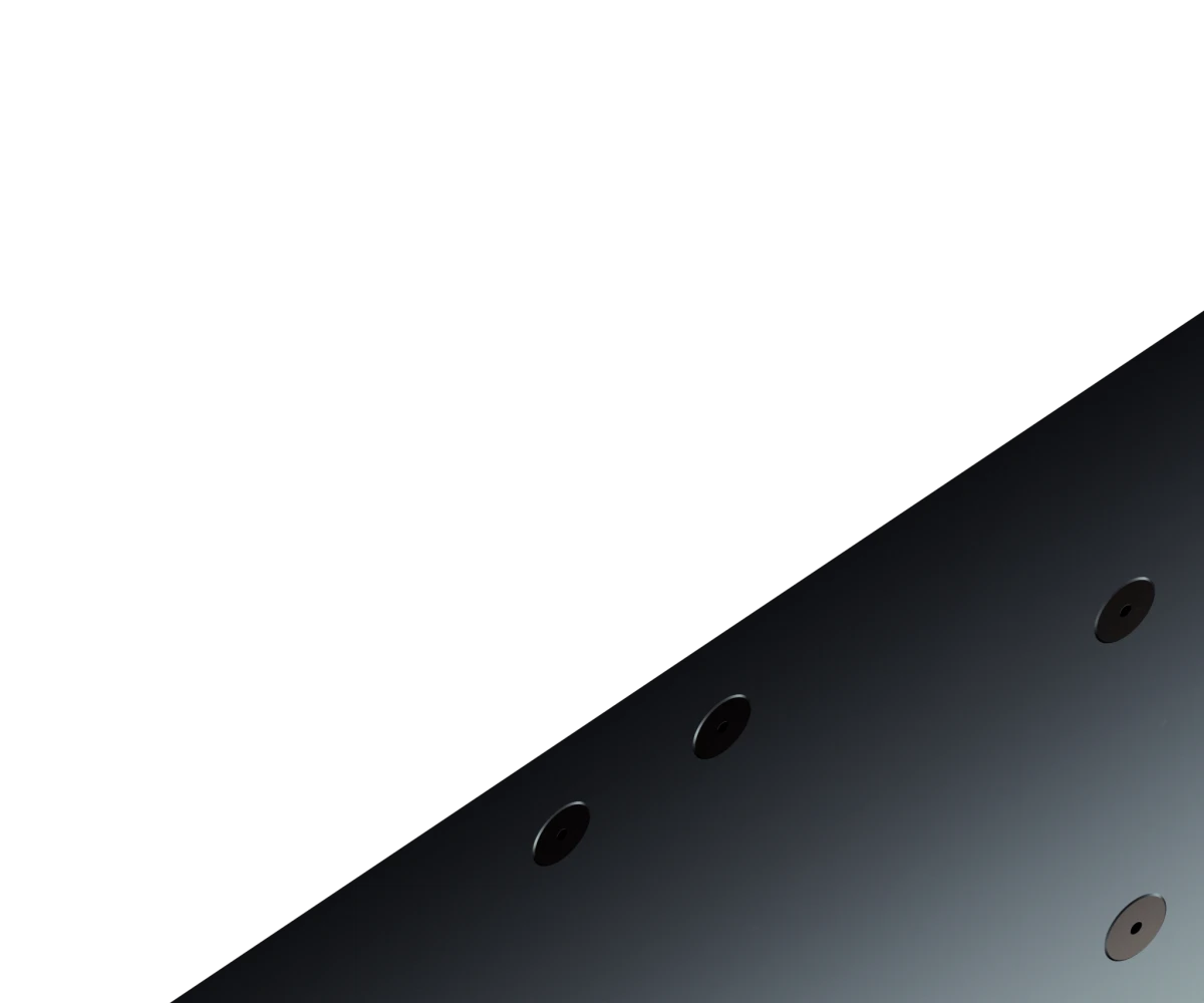 Close-up of compute sled metal exterior