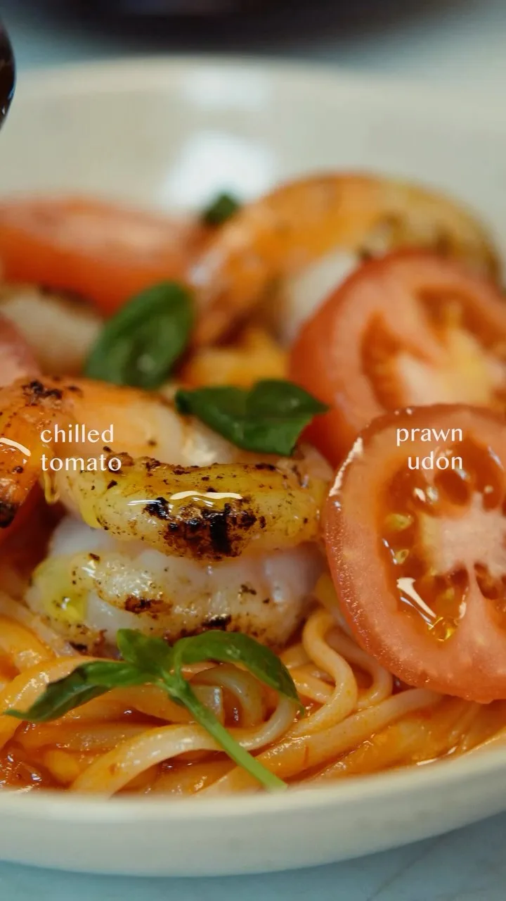 We add some yuzu kosho to give a little kick to this refreshing tomato and anchovy-based cold udon. 🍅🍤
Don’t miss out on our Chilled Tomato and Prawn Udon this summer! Available in NYC locations until this weekend only.