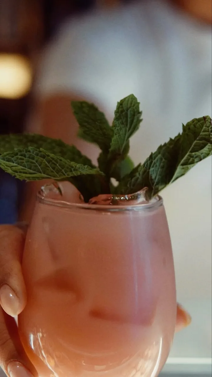 SoHo Exclusive! 🌞 The Ichigo Velvet is a refreshing cocktail with igori and junmai sake, strawberry, cassis, lemon, and shiso — perfect for the hot summer days ahead!