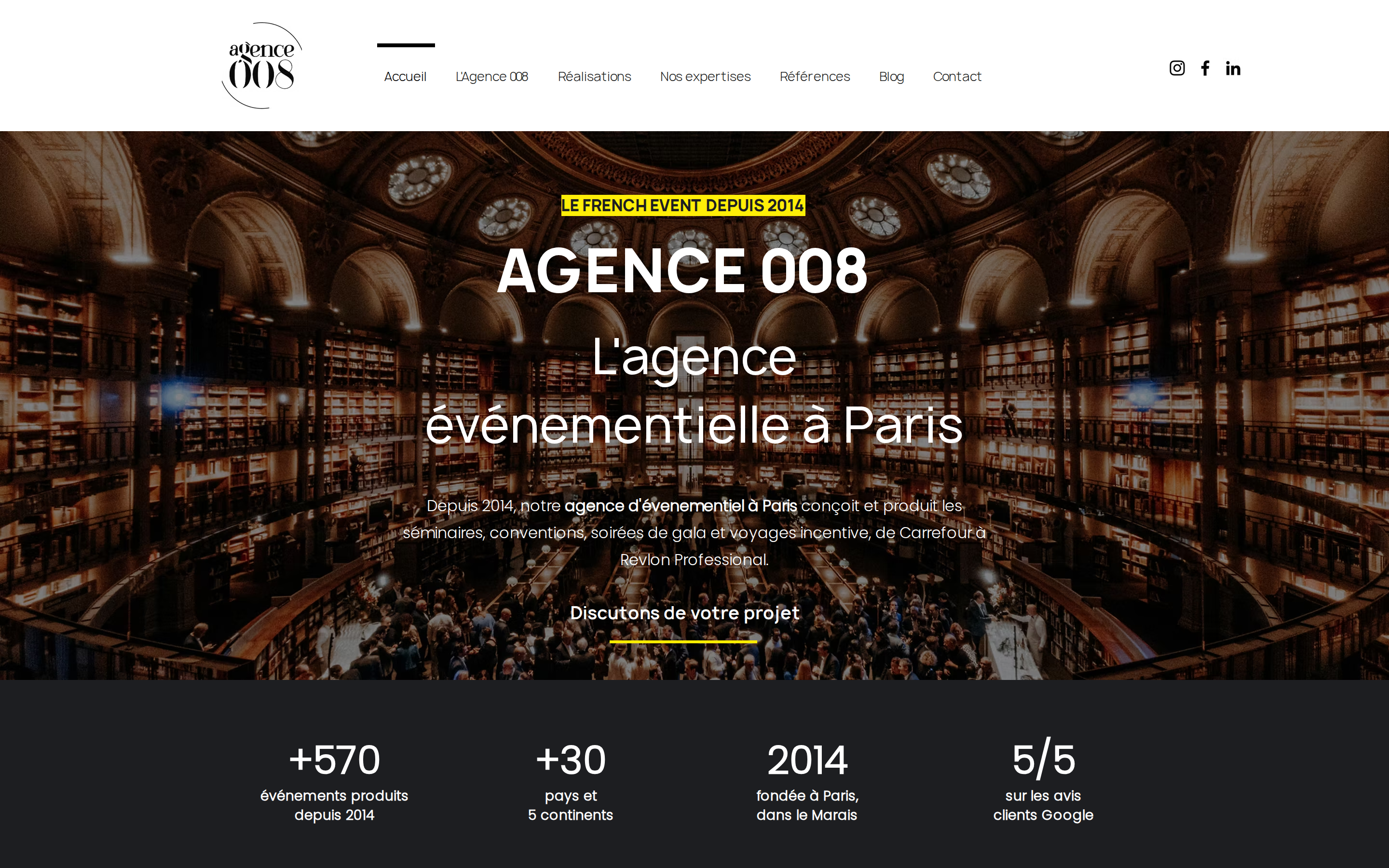 agence008.com desktop