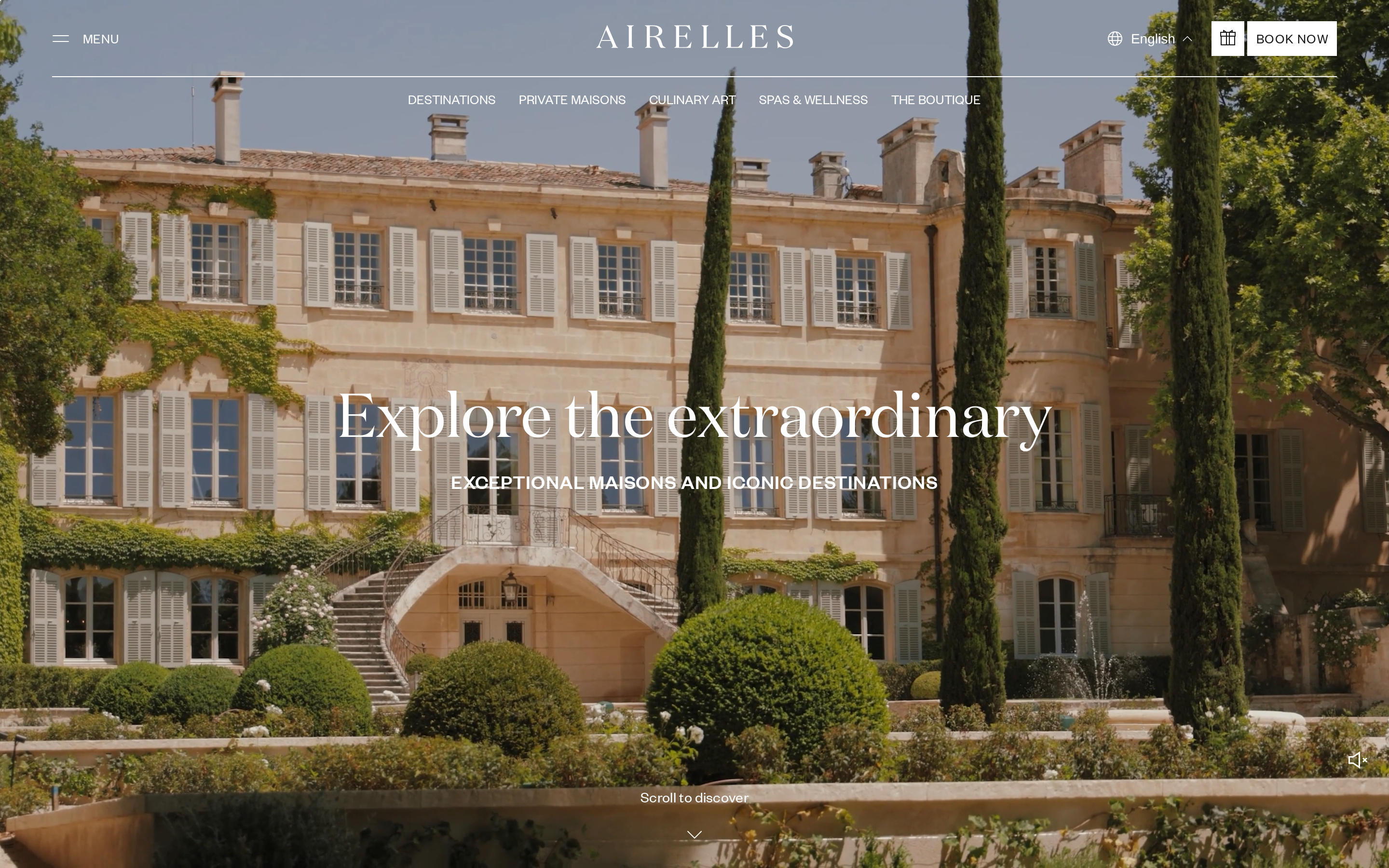 airelles.com desktop