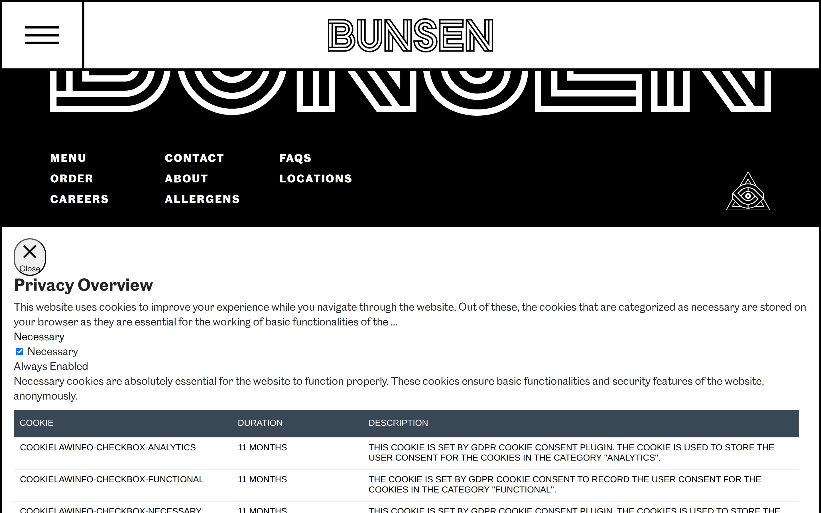 bunsen.ie desktop