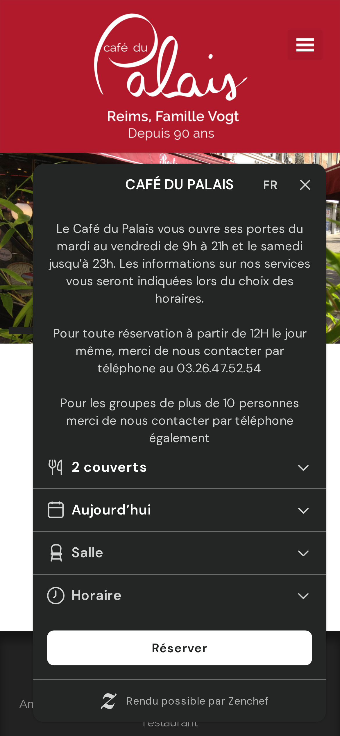 cafedupalais.fr mobile