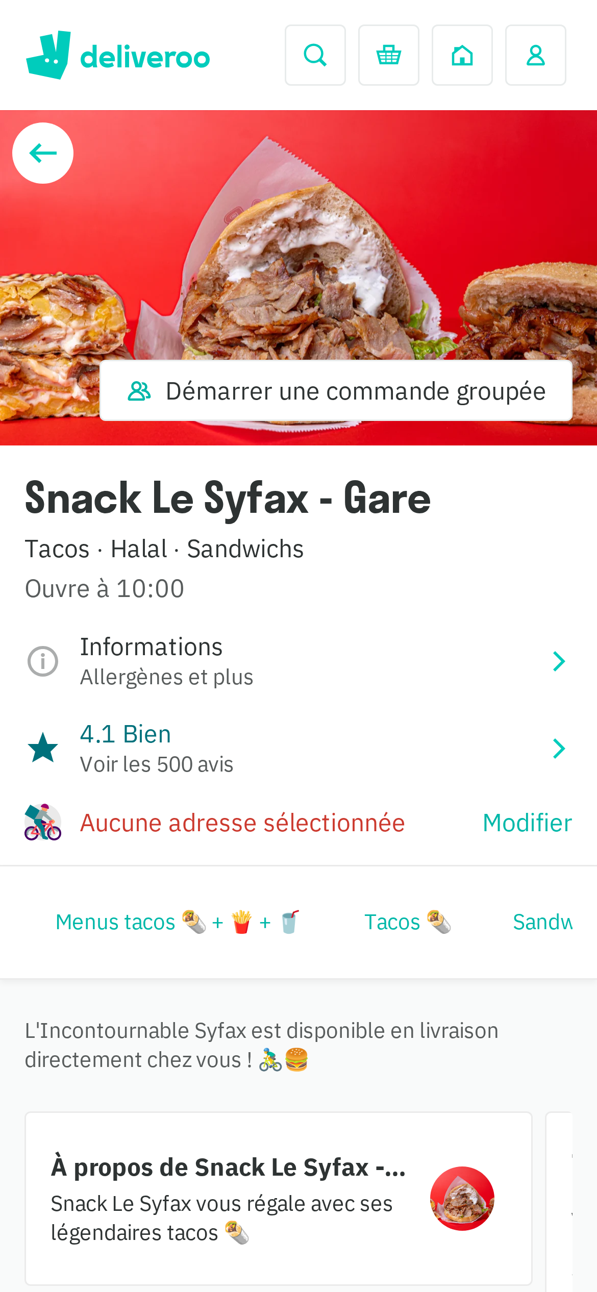 deliveroo.fr mobile
