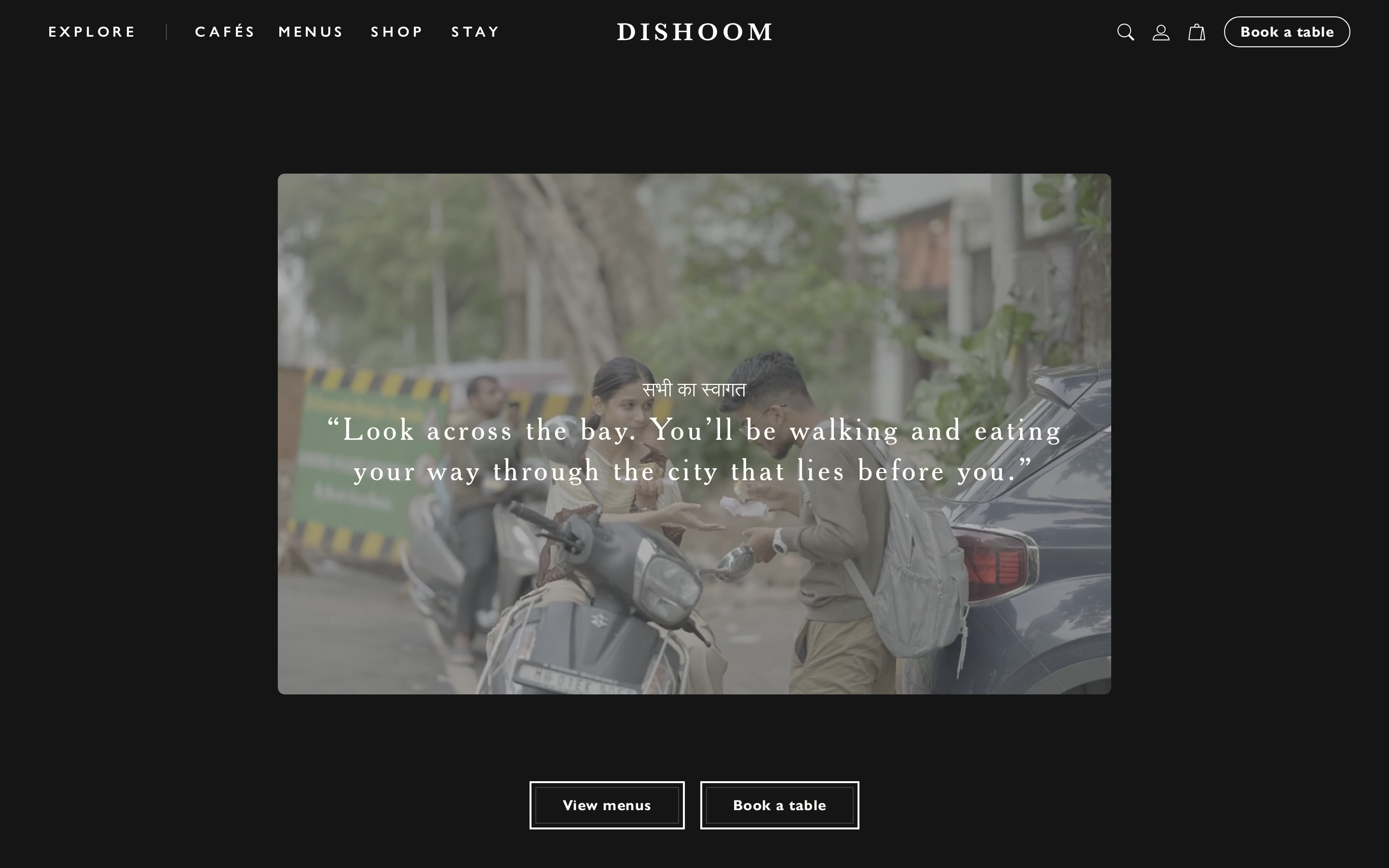 dishoom.com desktop