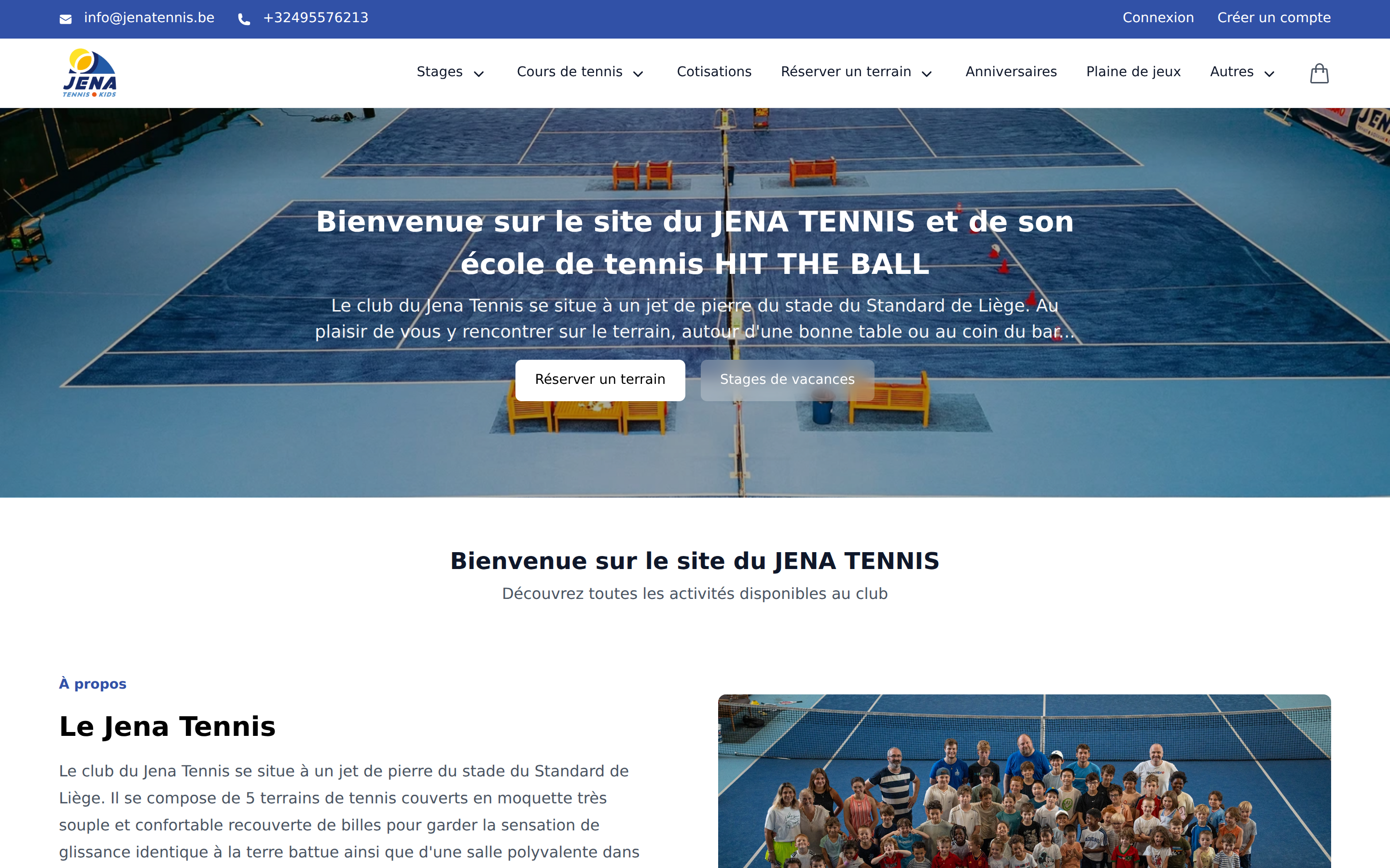 jenatennis.be desktop