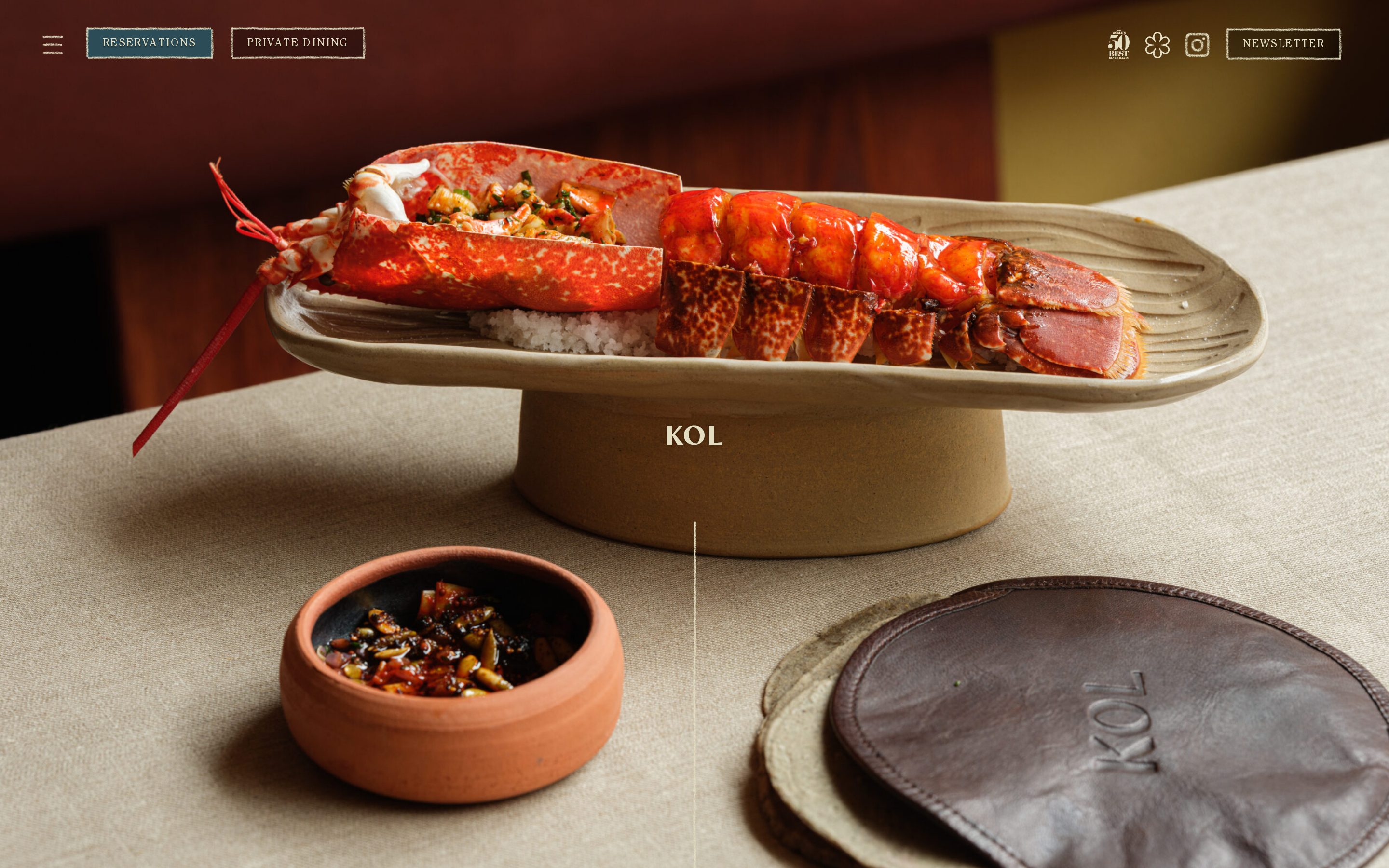 kolrestaurant.com desktop