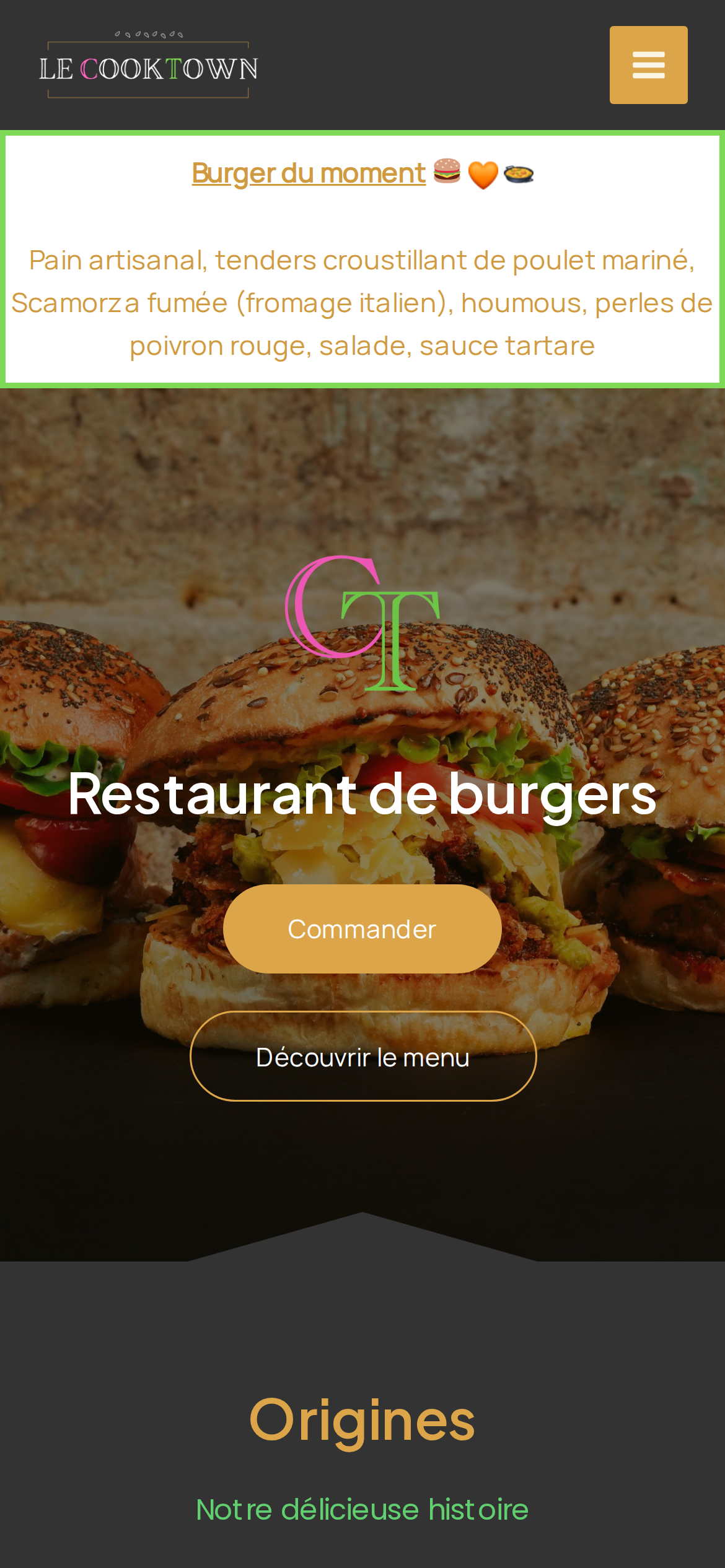 lecooktown.fr mobile