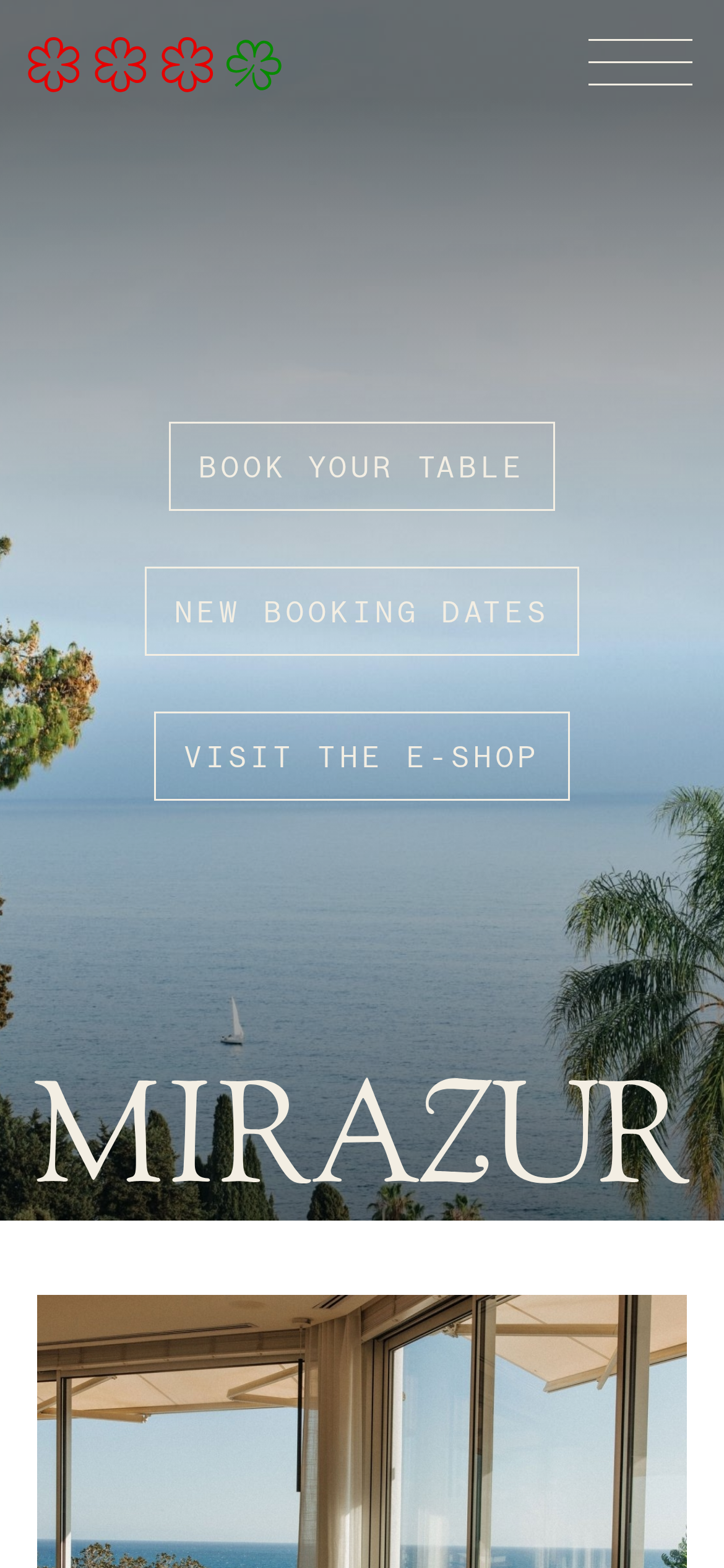 mirazur.fr mobile
