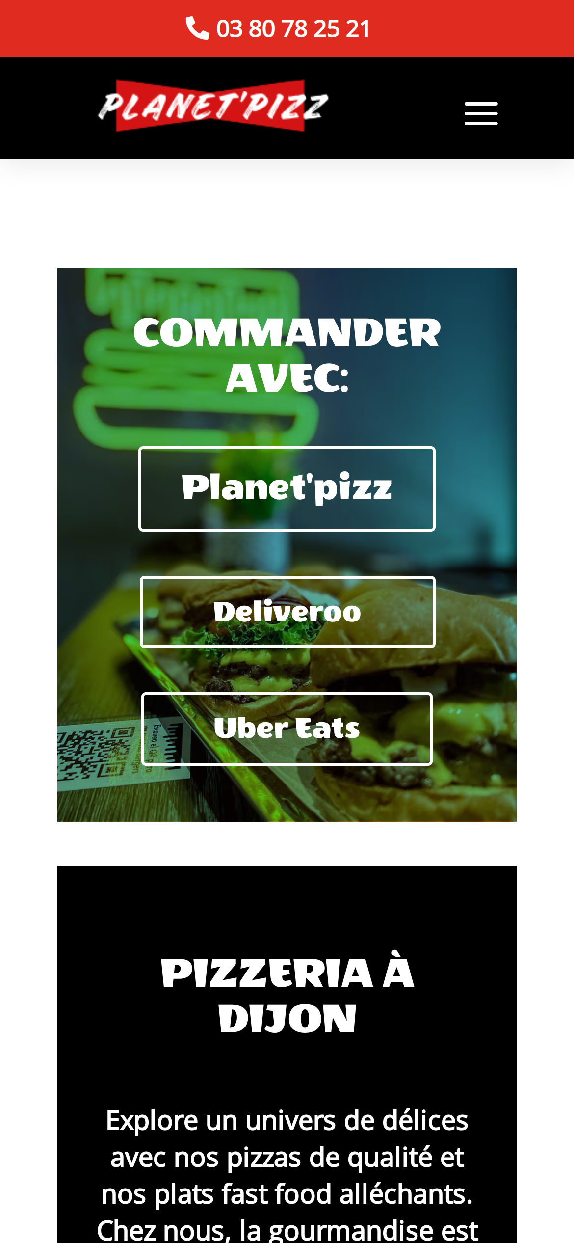 planetpizz.fr mobile