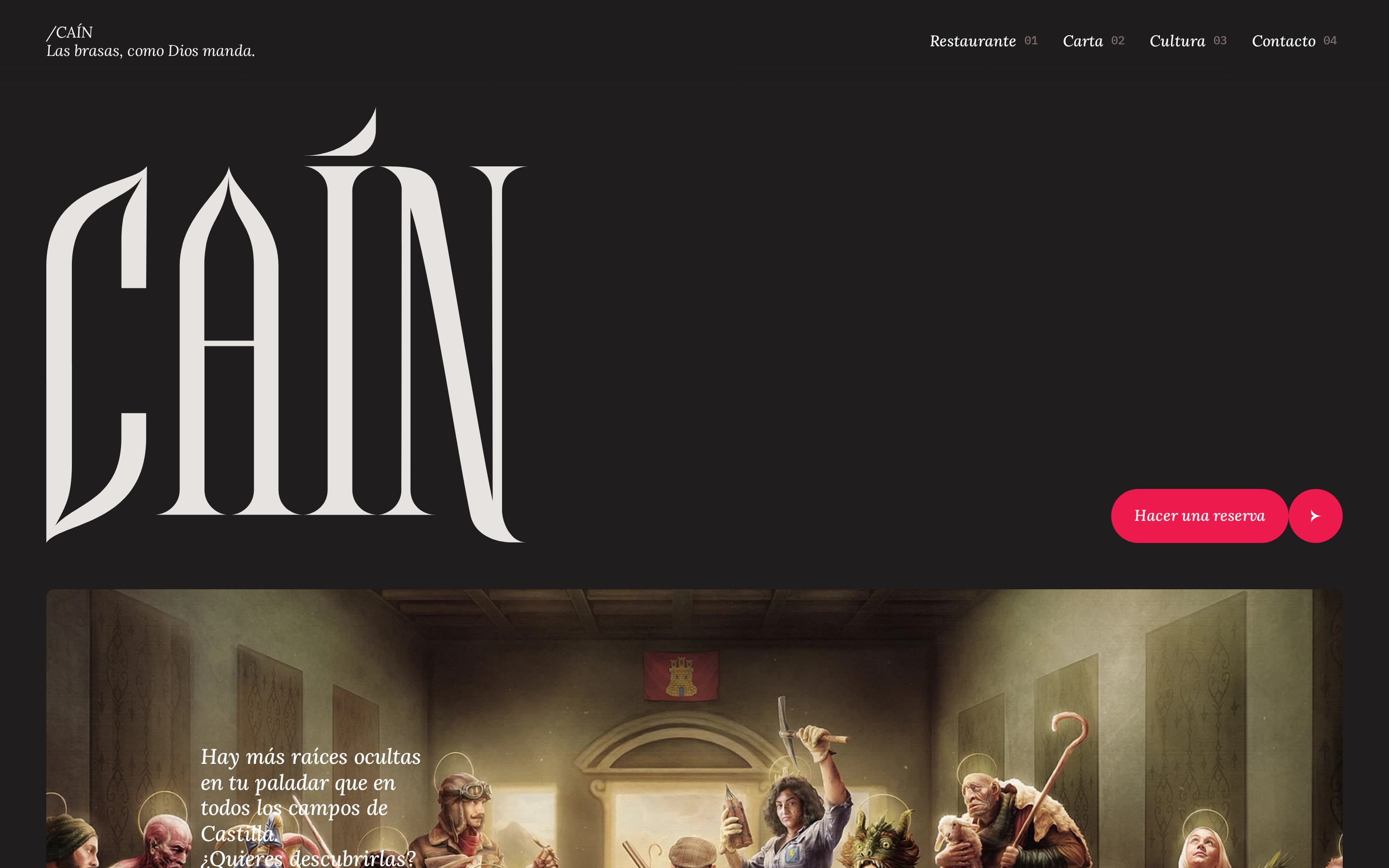 restaurantecain.es desktop