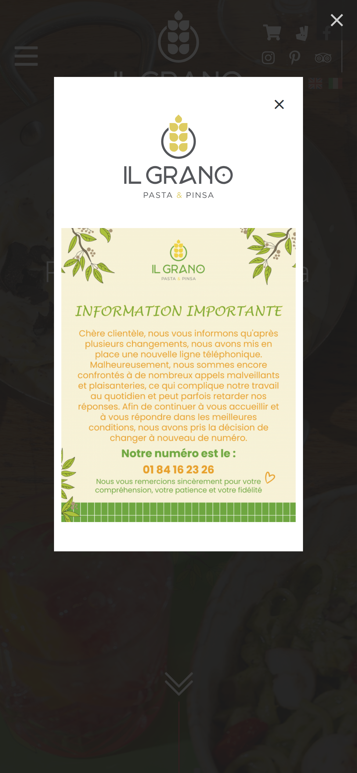 restaurantilgrano.com mobile