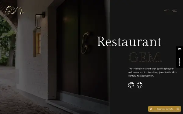 Capture réelle de restaurantgem.com